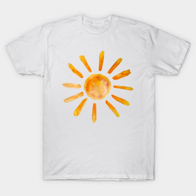 Happy Painted Sun T-Shirt by Heartsake